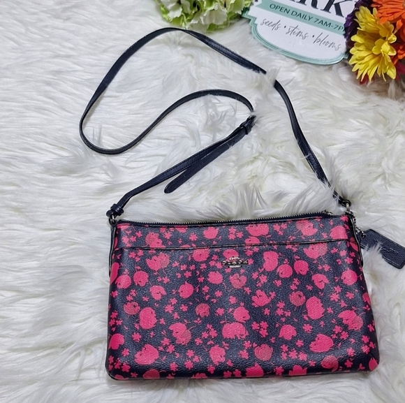 Coach Black and Pink Crossbody Bag - Picture 2 of 7